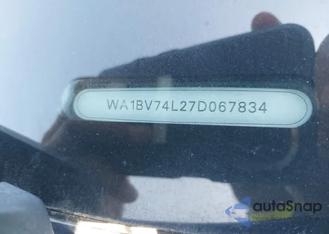 2007 Audi Q7 4.2 Premium из США, поврежденный, VIN WA1BV74L27D067834